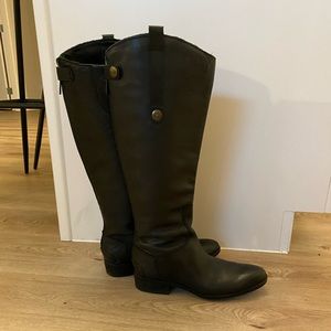 Sam Edelman tall black riding boots size 7.5